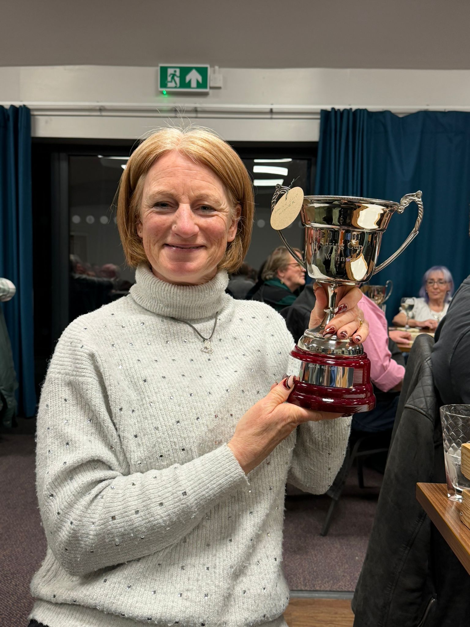 Debs with the trophy